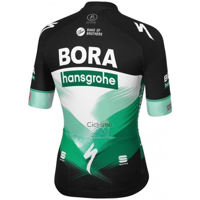 Bora-hansgrone Ropa Ciclismo Culotte Corto 2020 Mangas Cortas Negro Verde
